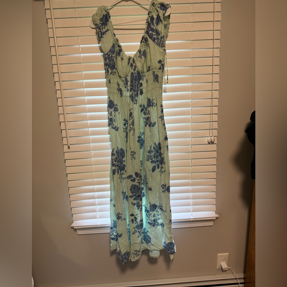 Free People Forget Me Not Midi Dress